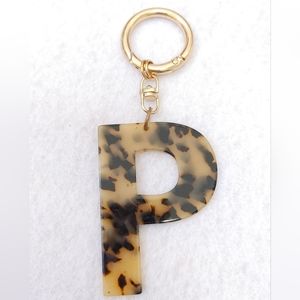 Acrylic P Key Chain or Purse Jewelry